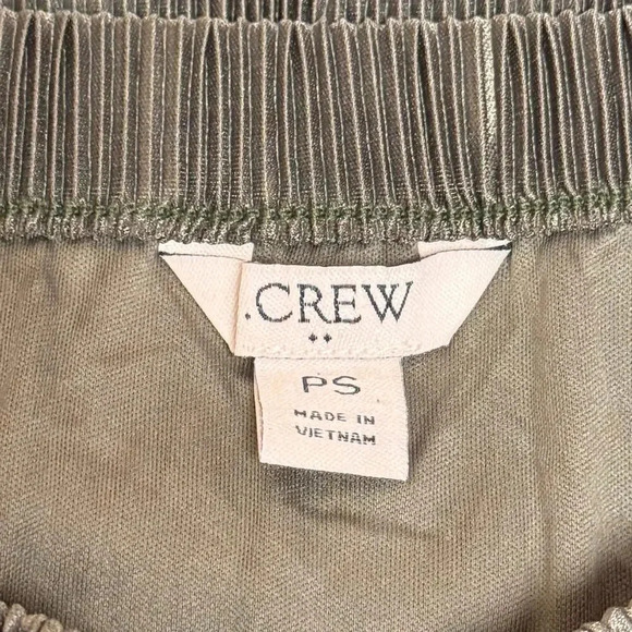 NEW J. Crew Plisse Shell Sleeveless Top Blouse & Slip Skirt Spanish Moss SZ S - Picture 13 of 14